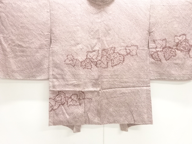アンティーク　本総絞り葉模様絵羽織
